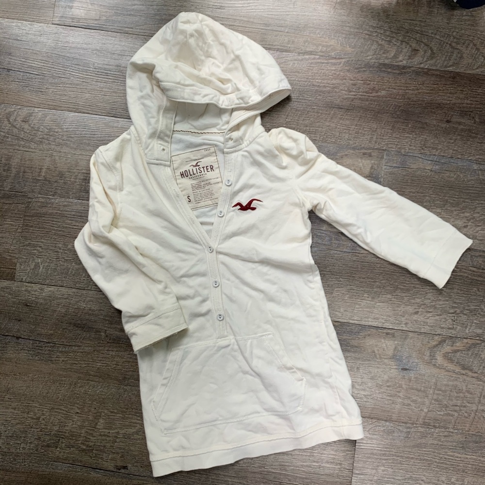 Hollister - White Summer Hoodie